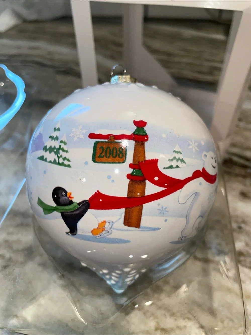 Hallmark Ornament 2008 Frosty Friends “So Nice Being On Ice” 4